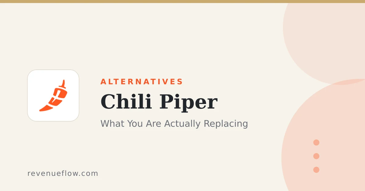 Branded cover: Chili Piper Alternatives: What You Are Actually Replacing