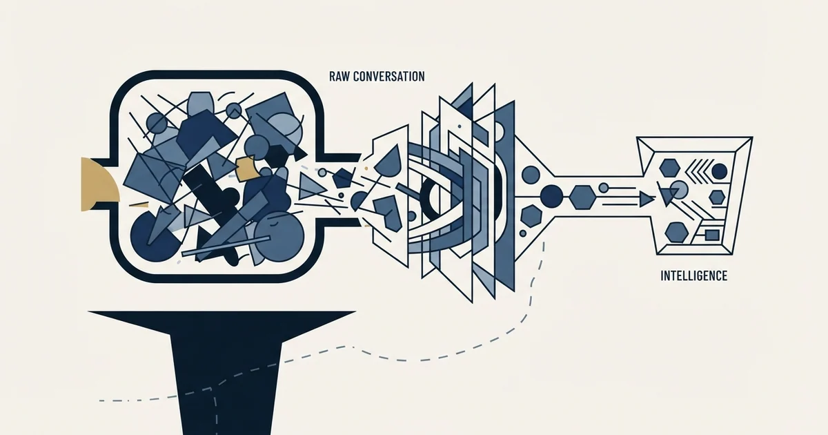 Editorial illustration for Conversation Intelligence