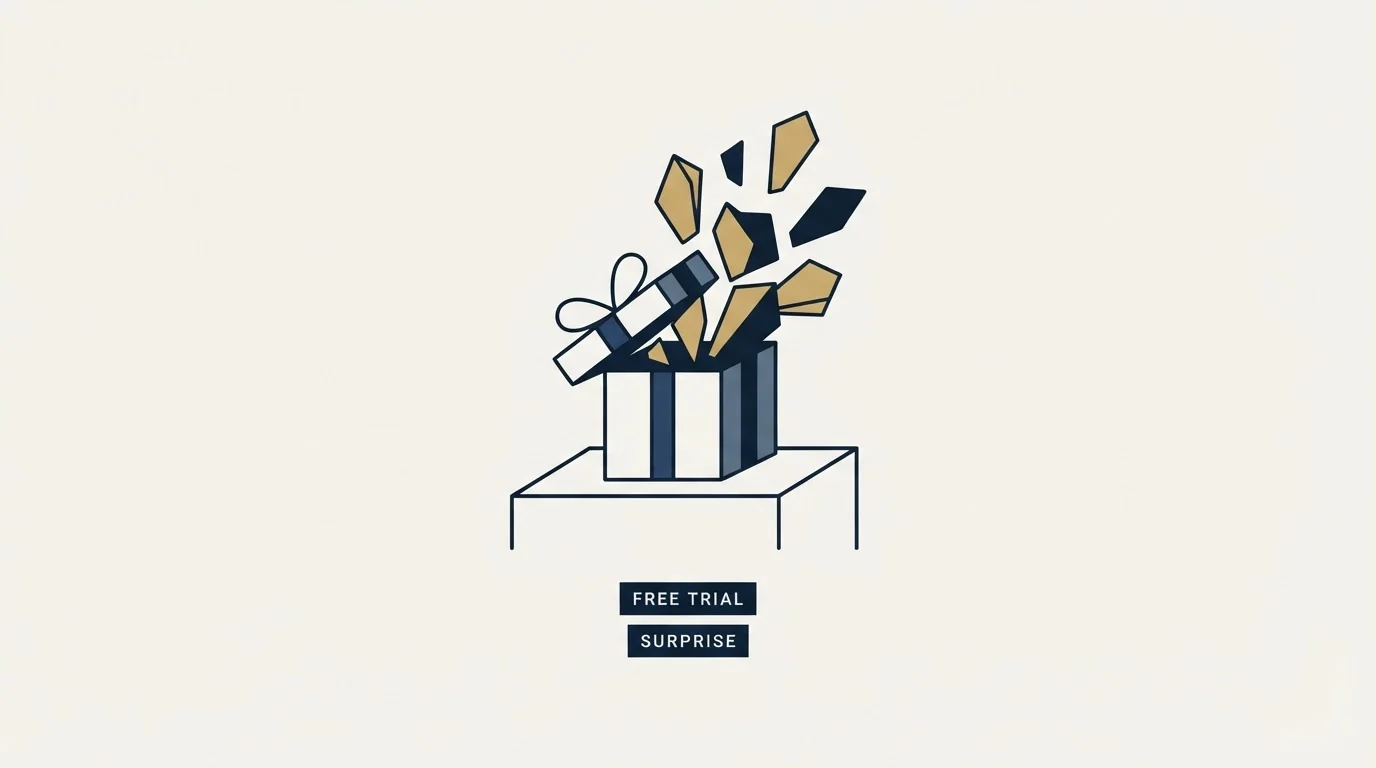 Section illustration: The free trial behaves in a way that surprises people
