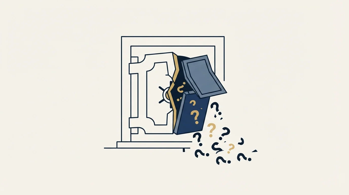Section illustration: Where an example bank goes wrong