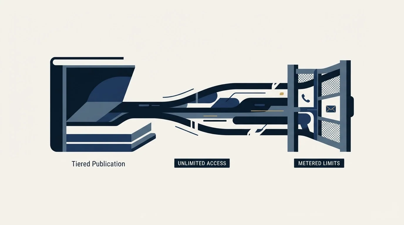 Section illustration: What the tiers actually publish