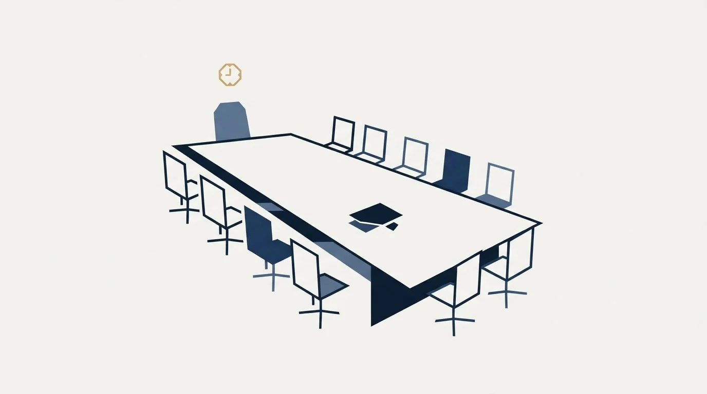 Section illustration: The meeting nobody attended