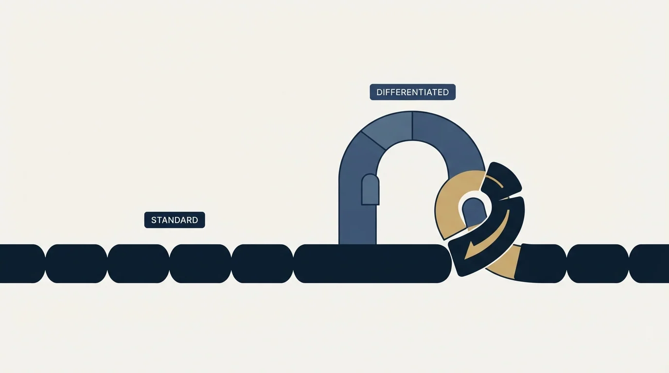 Section illustration: Where we differ from standard practice