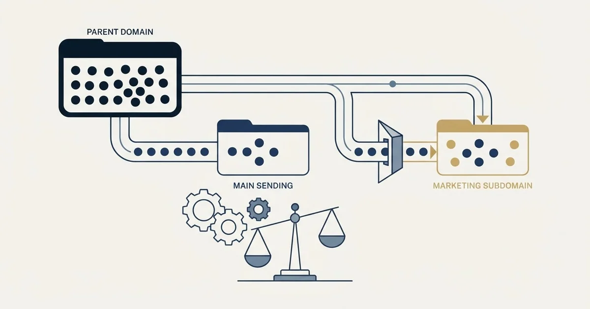 Editorial illustration for Email Subdomains