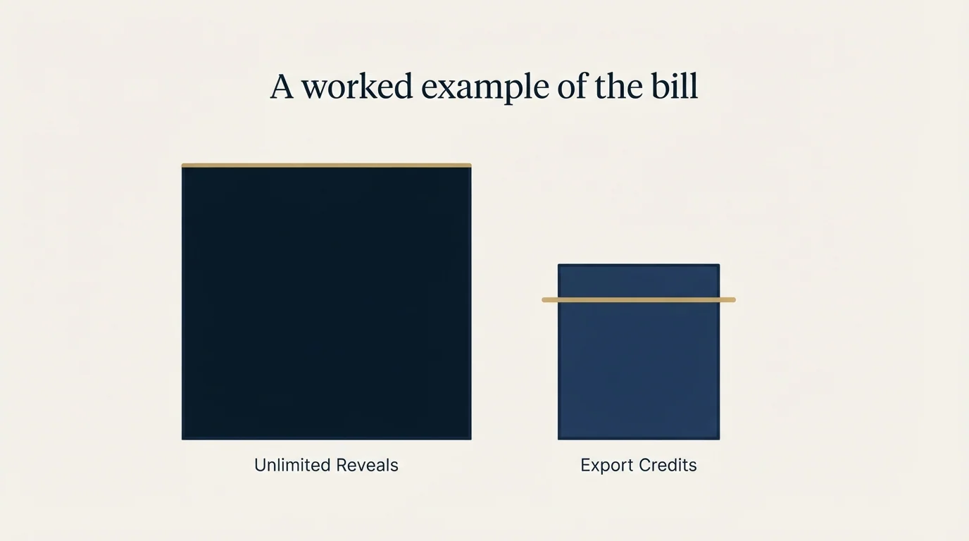 Section illustration: A worked example of the bill