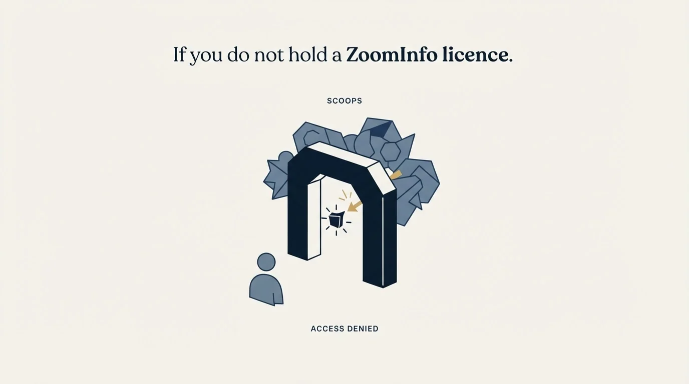 Section illustration: If you do not hold a ZoomInfo licence