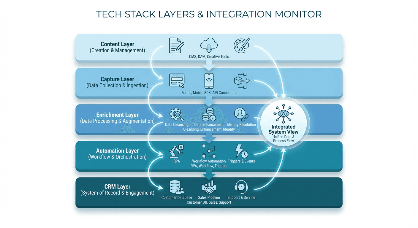 Tech stack layers
