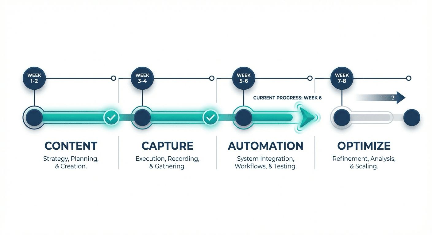 8-week implementation timeline