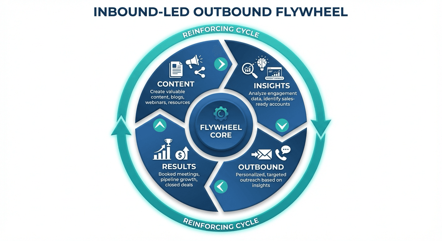 Inbound-led outbound flywheel