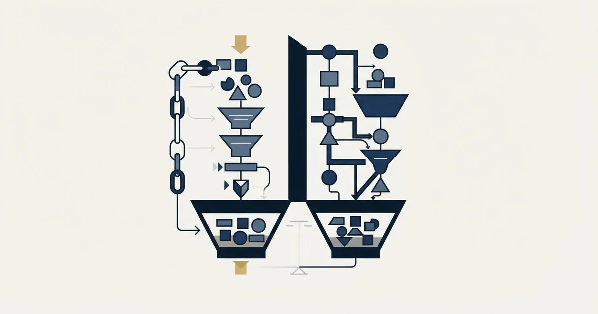 Editorial illustration for vs Amplemarket