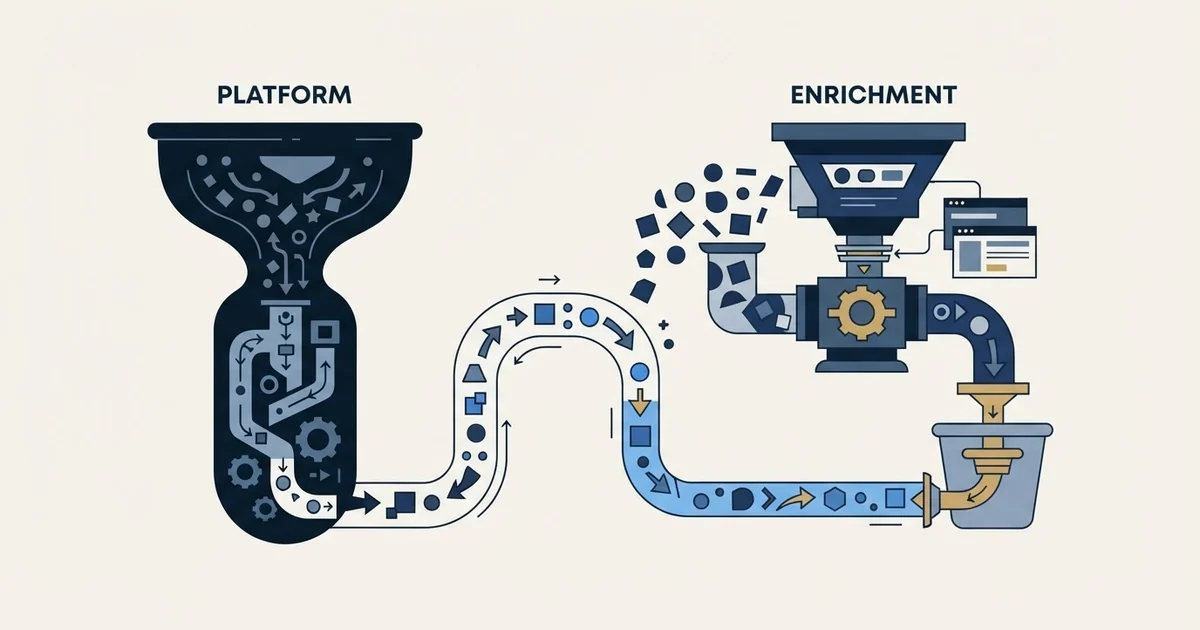 Editorial illustration for vs Datanyze