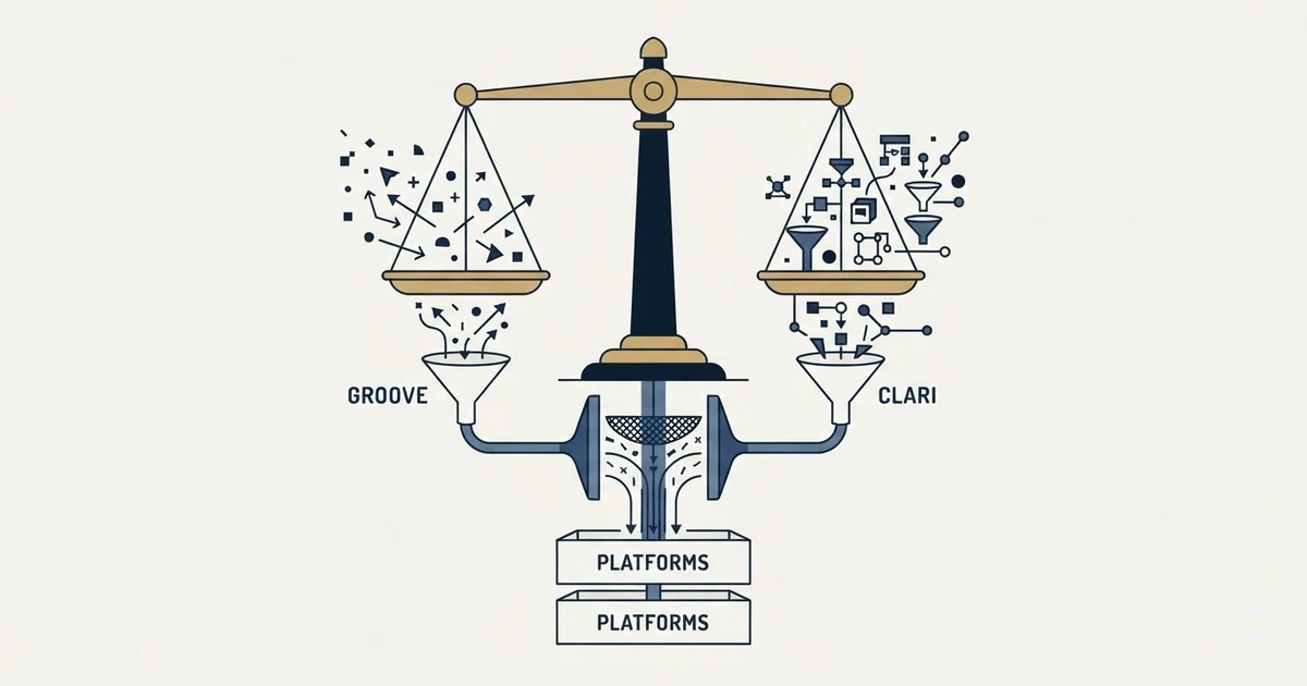 Editorial illustration for vs Groove by Clari