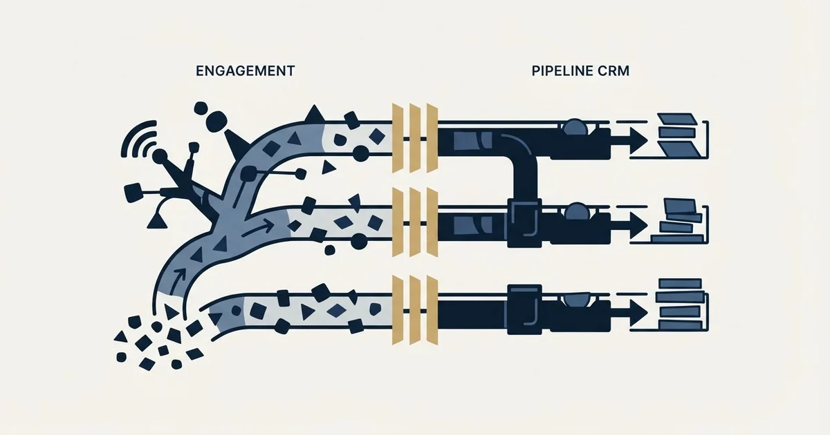 Editorial illustration for vs Pipeline CRM
