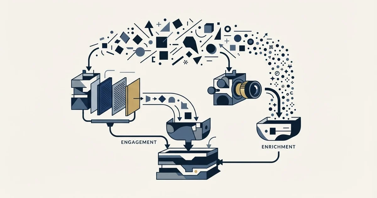 Editorial illustration for vs RocketReach