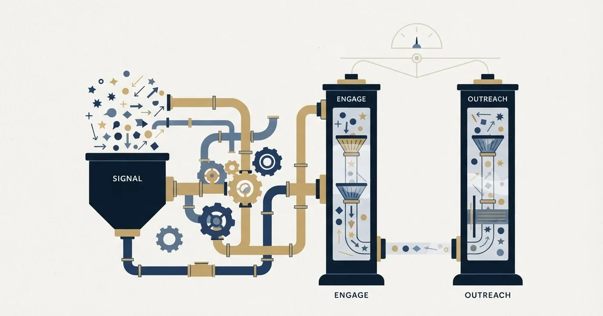 Editorial illustration for vs Salesflow