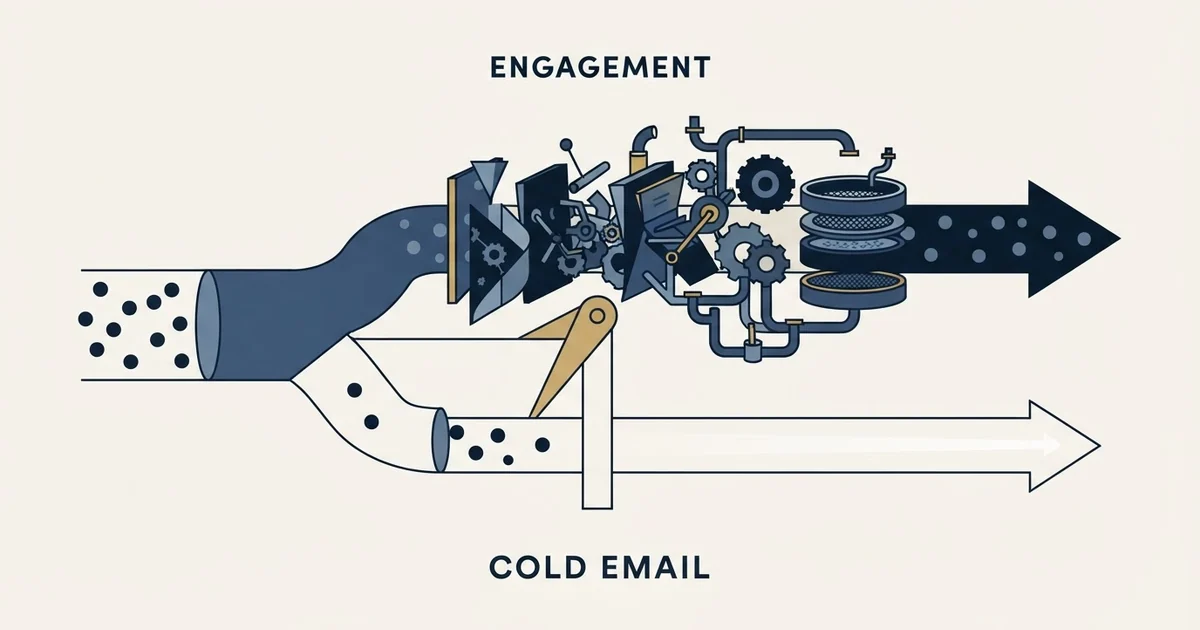 Editorial illustration for vs SmartReach.io