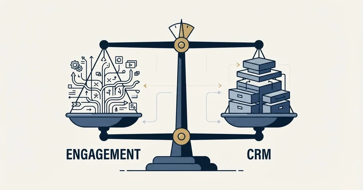 Editorial illustration for vs SugarCRM