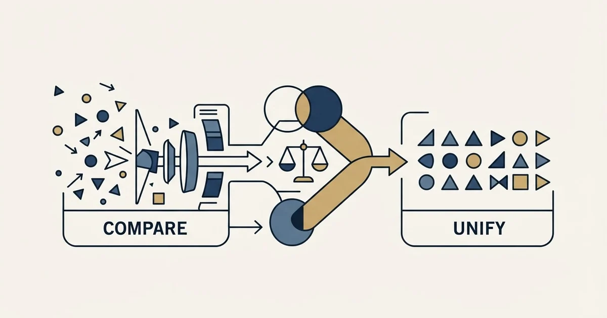 Editorial illustration for vs Unify