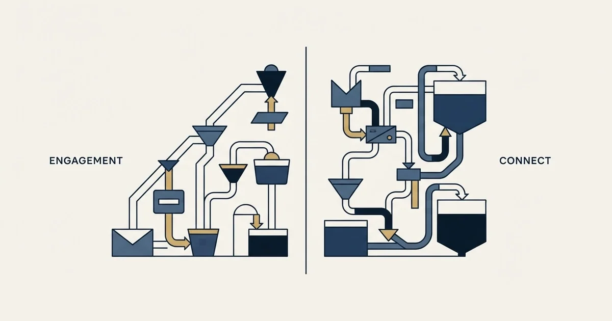 Editorial illustration for vs We-Connect