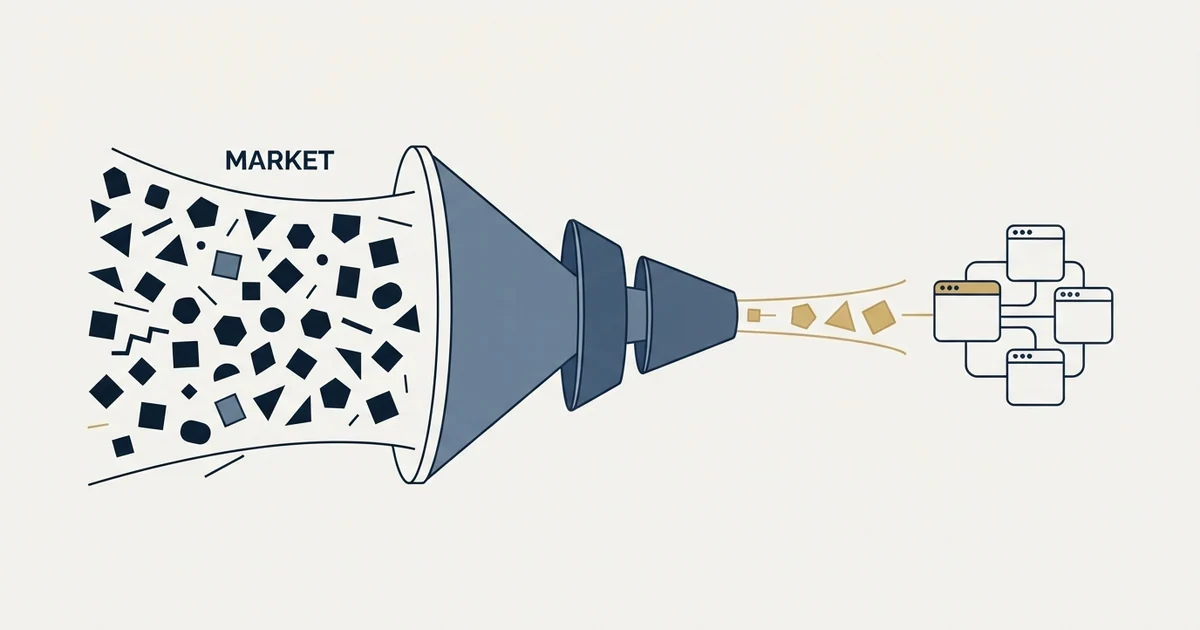 Editorial illustration for ABM Meaning in Marketing
