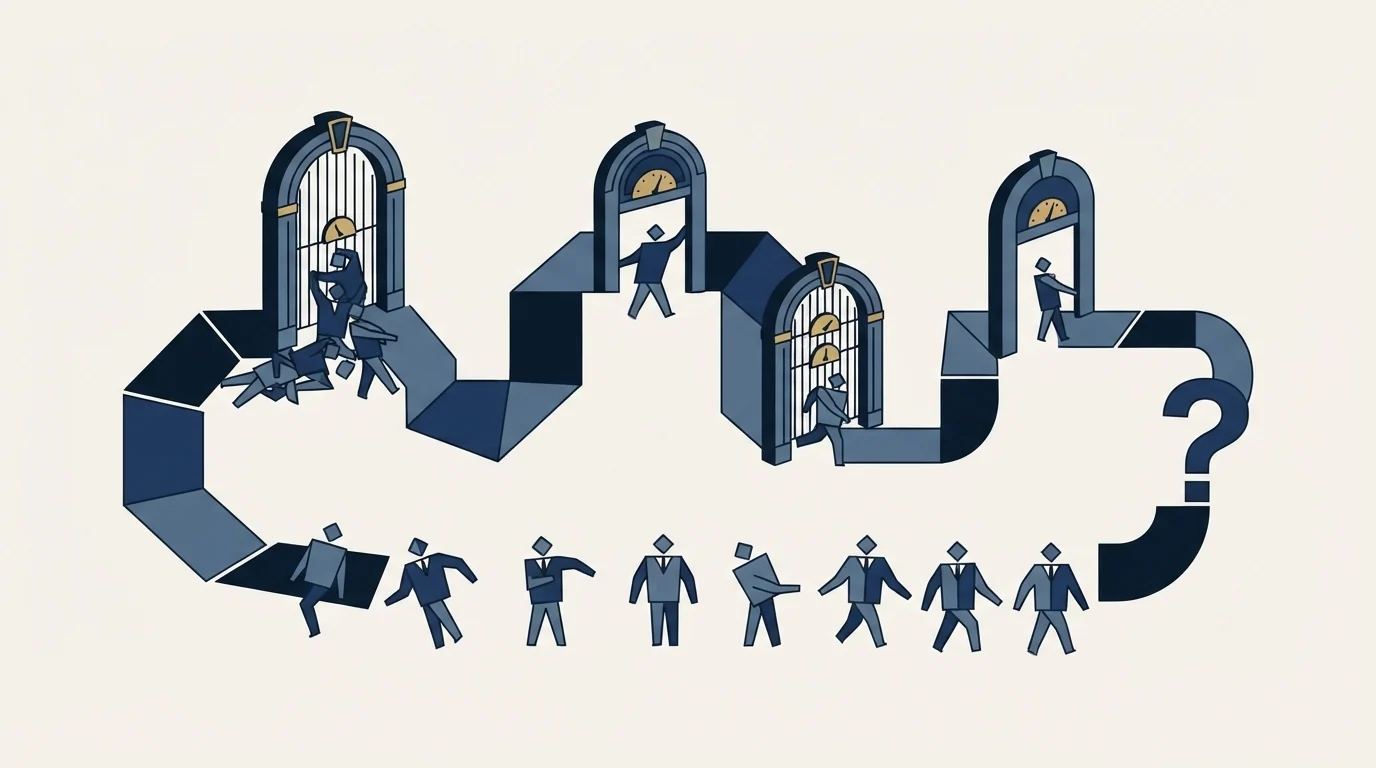 Section illustration: The measurement trap in every published journey story