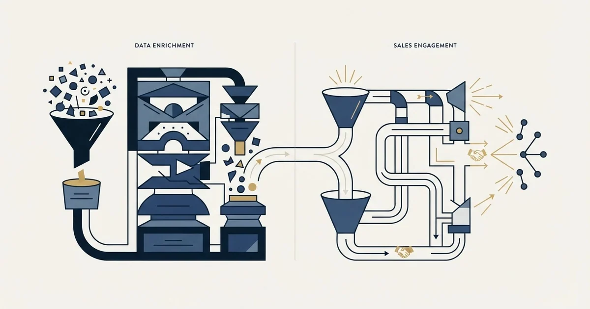 Editorial illustration for Adapt.io vs Expandi