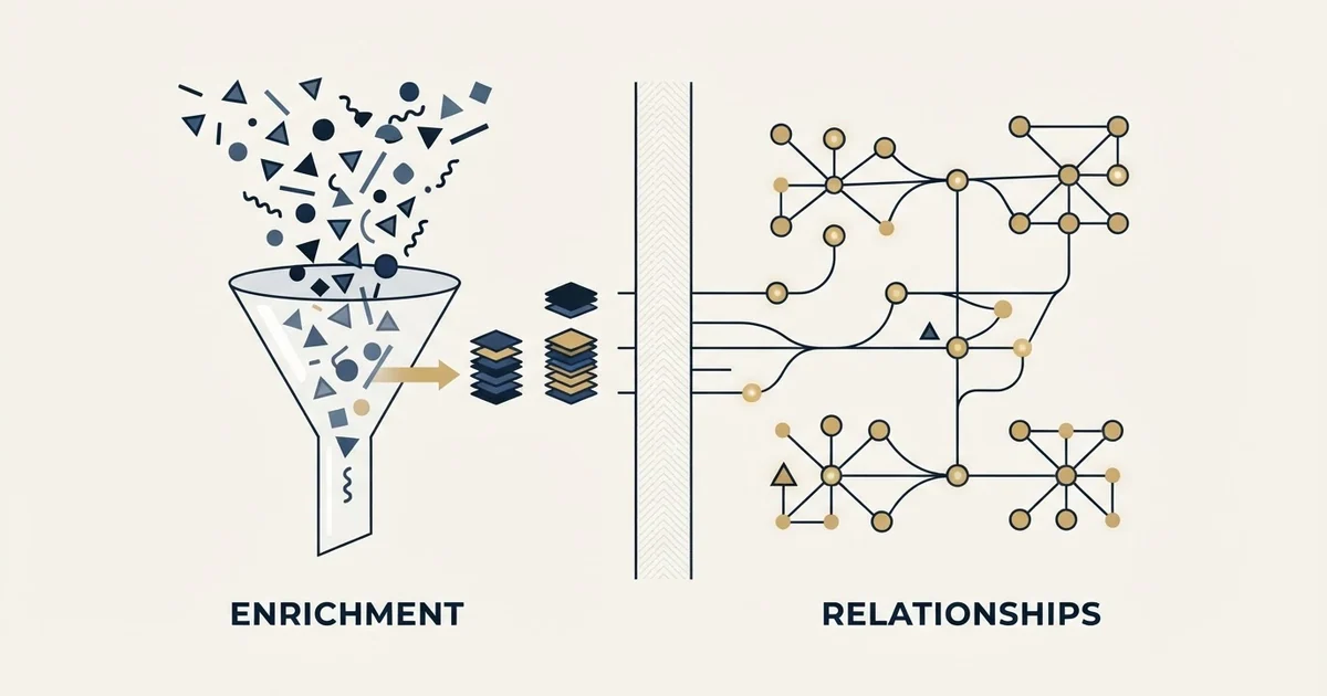 Editorial illustration for Adapt.io vs folk