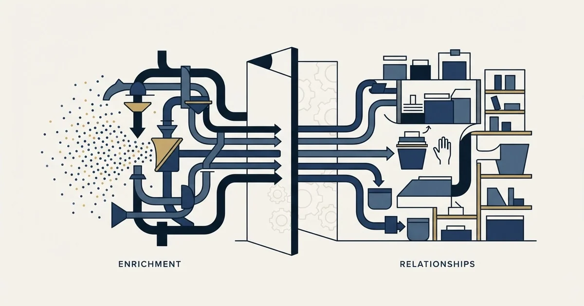 Editorial illustration for Adapt.io vs Nutshell