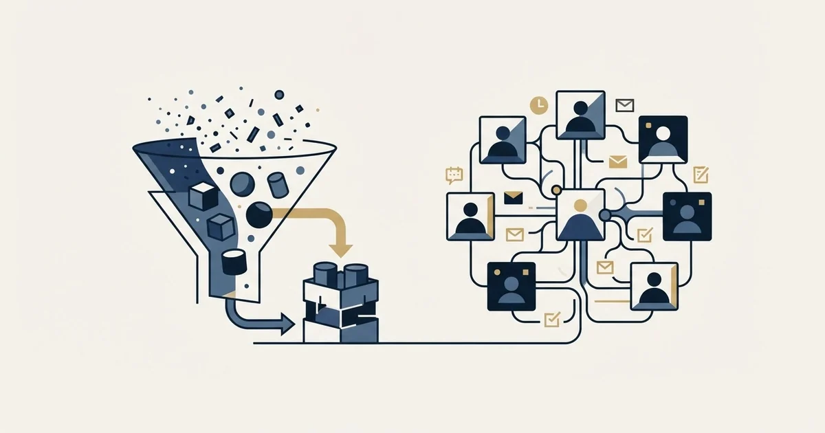 Editorial illustration for Adapt.io vs Salesflare