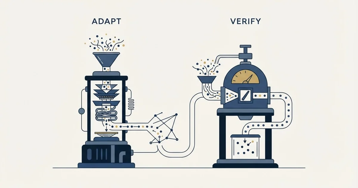 Editorial illustration for Adapt.io vs Verifalia