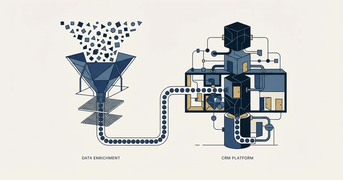 Editorial illustration for Adapt.io vs Vtiger