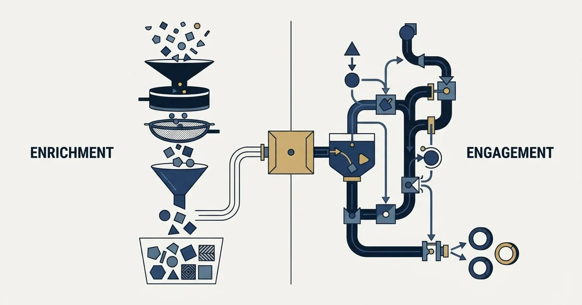 Editorial illustration for Adapt.io vs Zeekeo