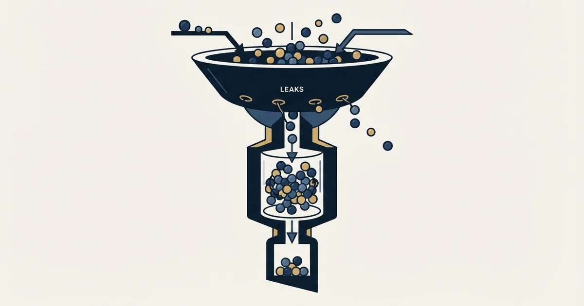 Editorial illustration for Agency Sales Funnel