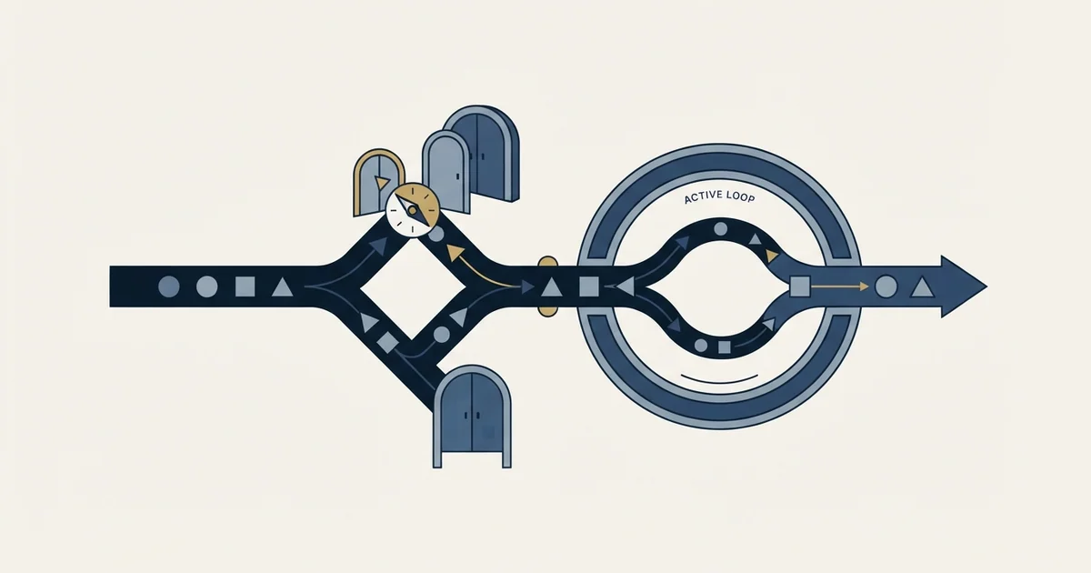 Editorial illustration for Agentic Workflow
