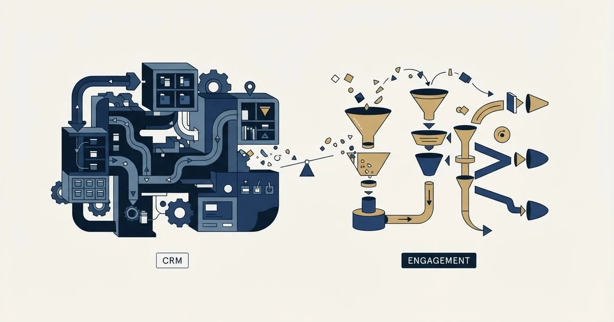 Editorial illustration for Agile CRM vs Apollo.io