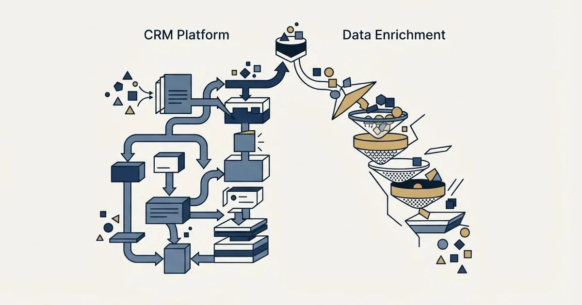 Editorial illustration for Agile CRM vs Clearout