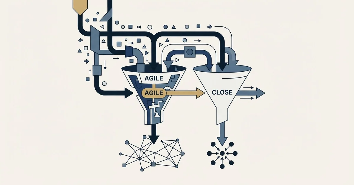 Editorial illustration for Agile CRM vs Close