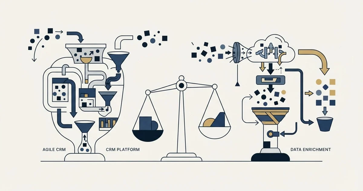 Editorial illustration for Agile CRM vs Cognism