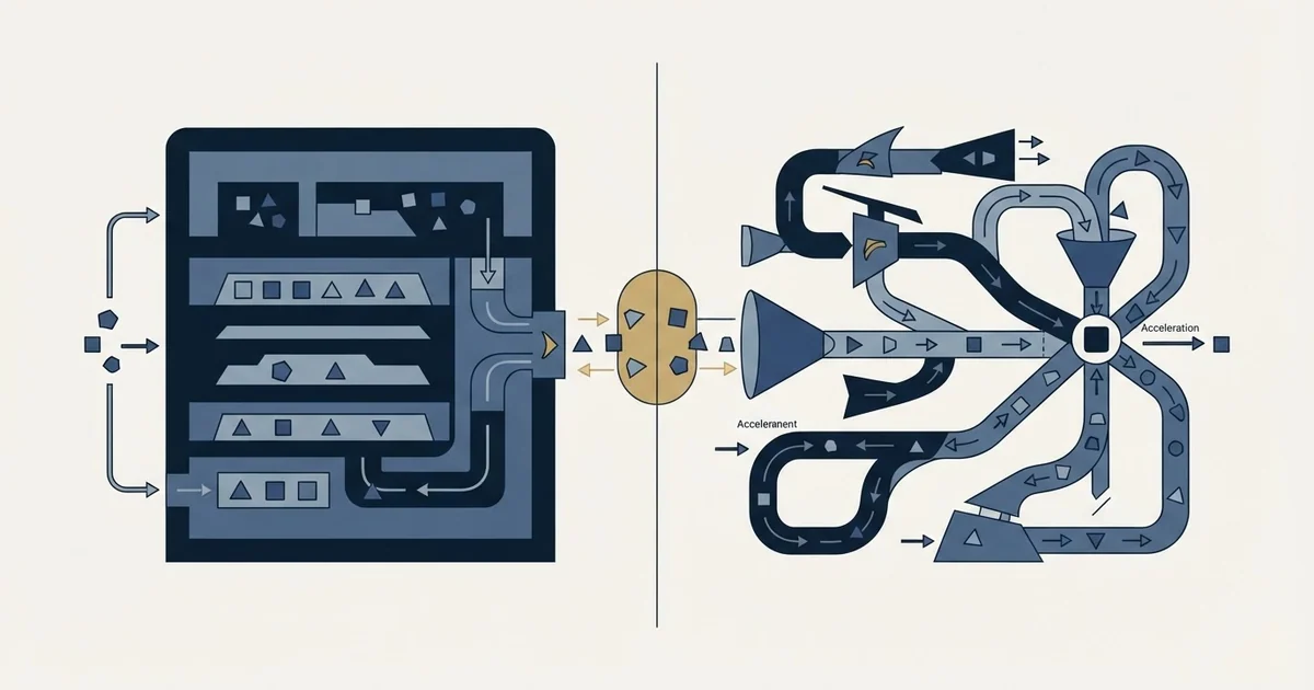 Editorial illustration for Agile CRM vs Groove by Clari