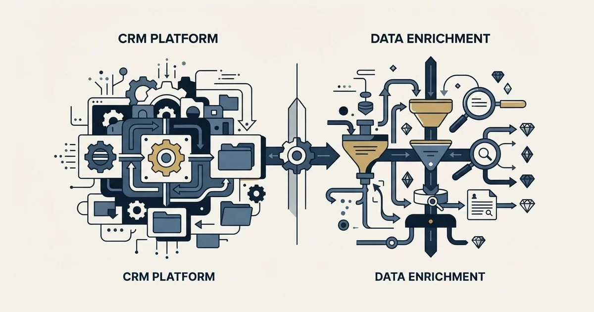 Editorial illustration for Agile CRM vs Lusha