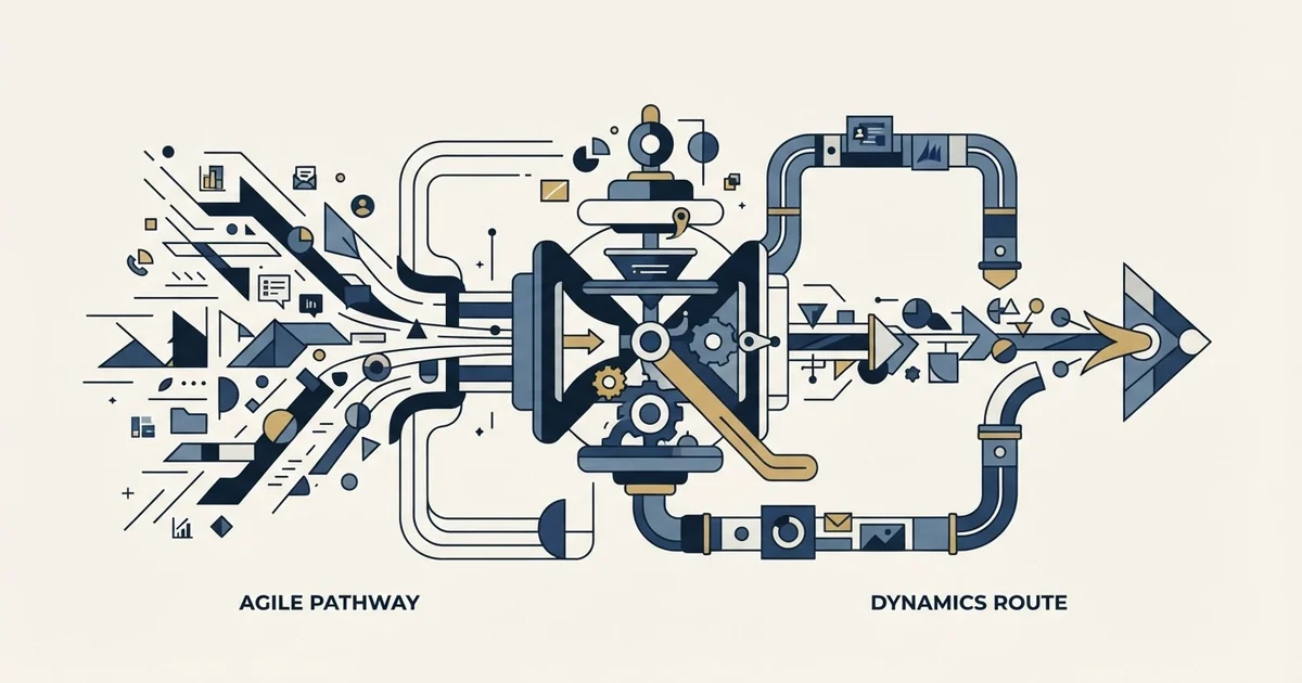 Editorial illustration for Agile CRM vs Microsoft Dynamics Sales