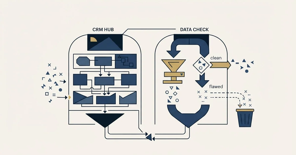 Editorial illustration for Agile CRM vs MillionVerifier