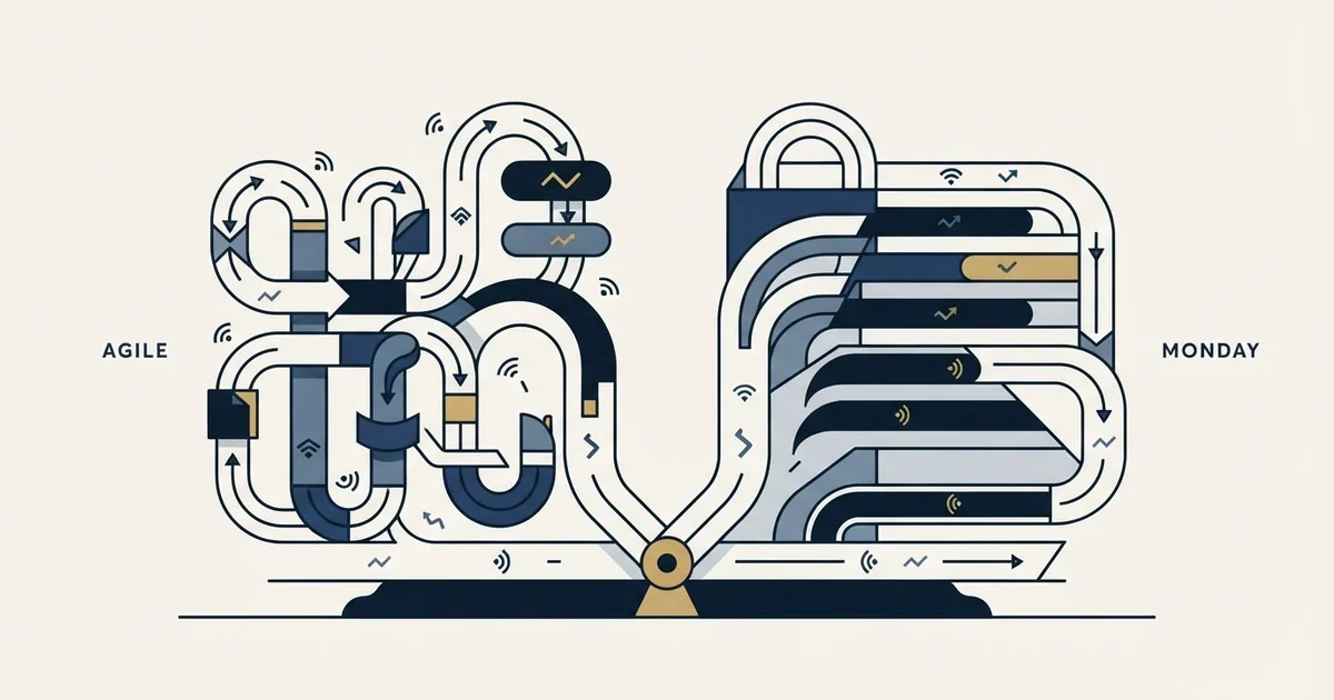 Editorial illustration for Agile CRM vs Monday CRM