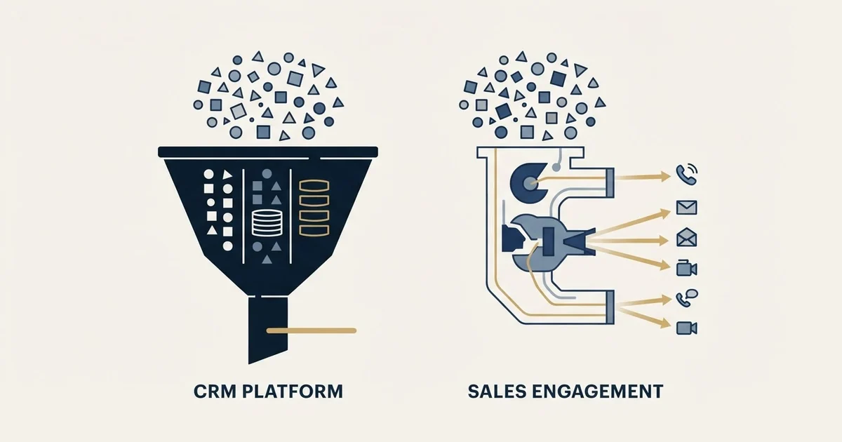 Editorial illustration for Agile CRM vs Revenue.io