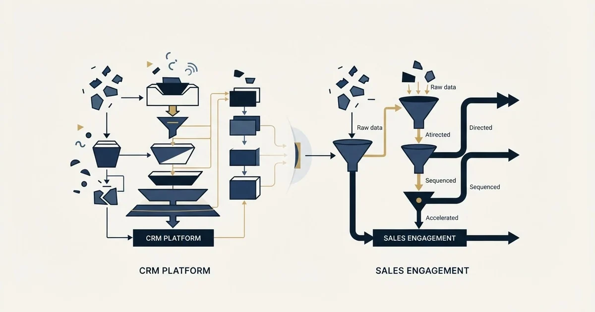 Editorial illustration for Agile CRM vs Salesflow