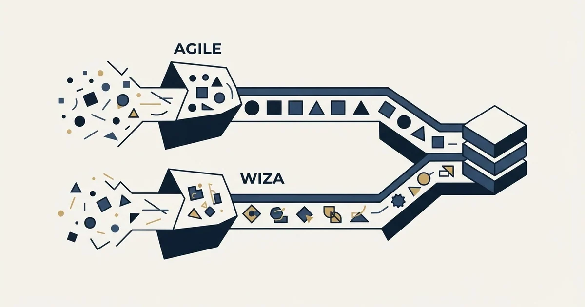 Editorial illustration for Agile CRM vs Wiza