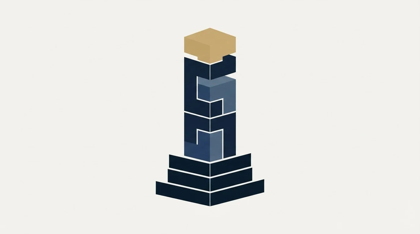 Section illustration: The structure, and the design decision inside it
