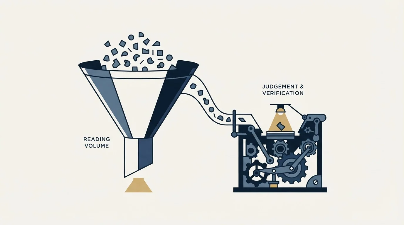 Section illustration: The step that got cheaper is not the step that
