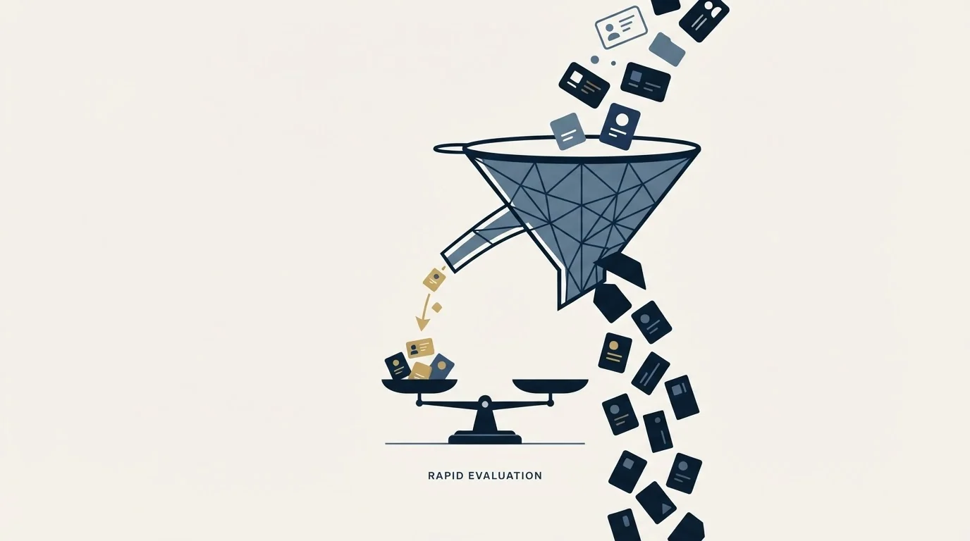 Section illustration: Evaluating it without running a pilot for a quarter