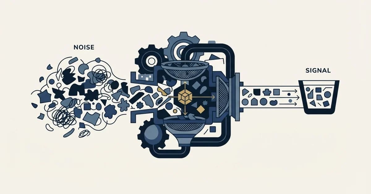 Editorial illustration for AI Spam Filter, in Practice